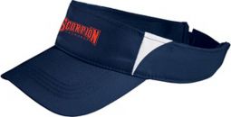 Sport-Tek Dry Zone Colorblock Visor, Navy/White
